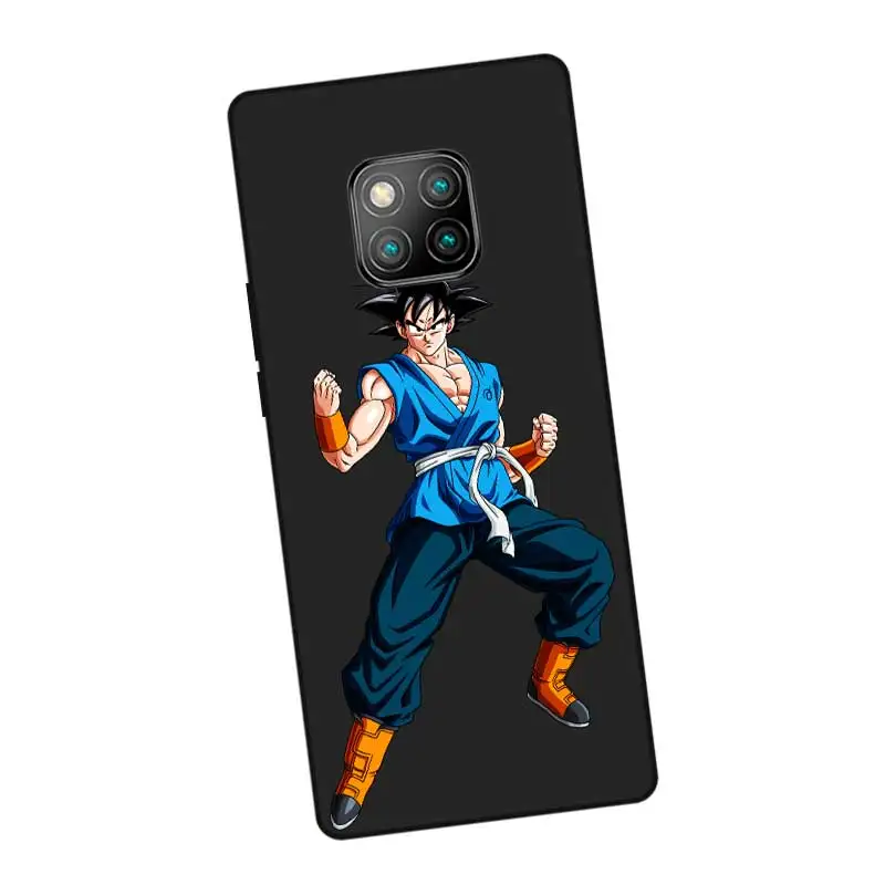 N322 Dragon Ball прочный черный силиконовый чехол для huawei mate 8 9 10 20 30 Lite Pro |