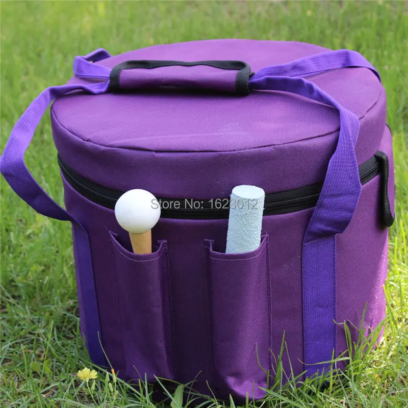 Сумка для переноски хрустальных поющих мисок 13 14 дюймов сверхпрочная холщовая