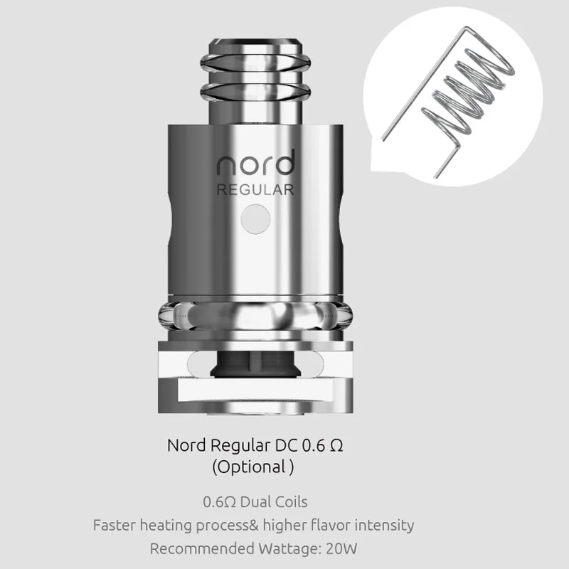 Комплект для вейпа SMOK Priv N19 с аккумулятором 1200 мА · ч 30 Вт Nord 19 Tank fit Mesh/ceramic/MTL Coil