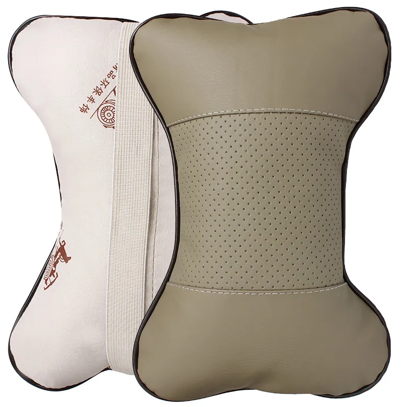 1 шт. Автомобильная подушка для шеи подголовник сиденья из искусственной кожи