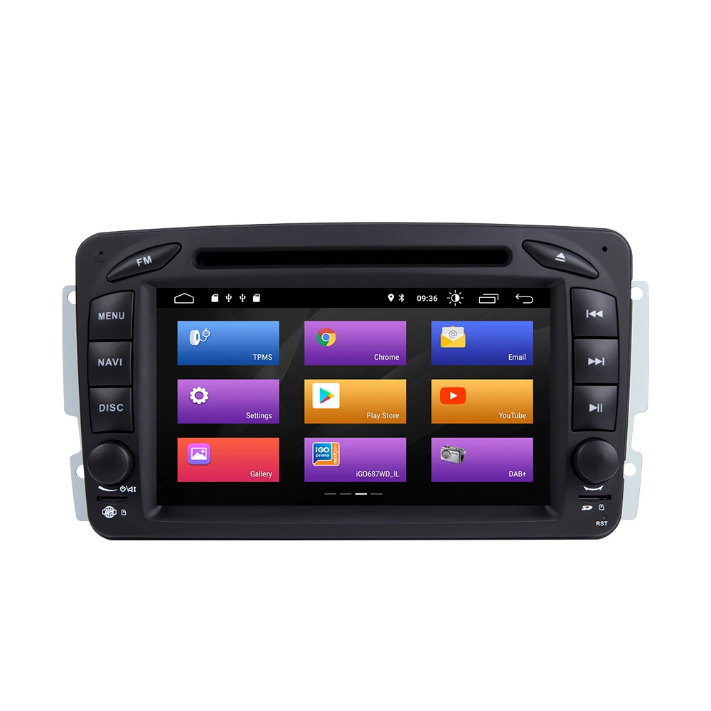 2 Din Android 9 0 автомобильный dvd плеер для W203 Mercedes Benz Vito W639 W168 Vaneo Clk W209 W210 M/ML Мультимедиа