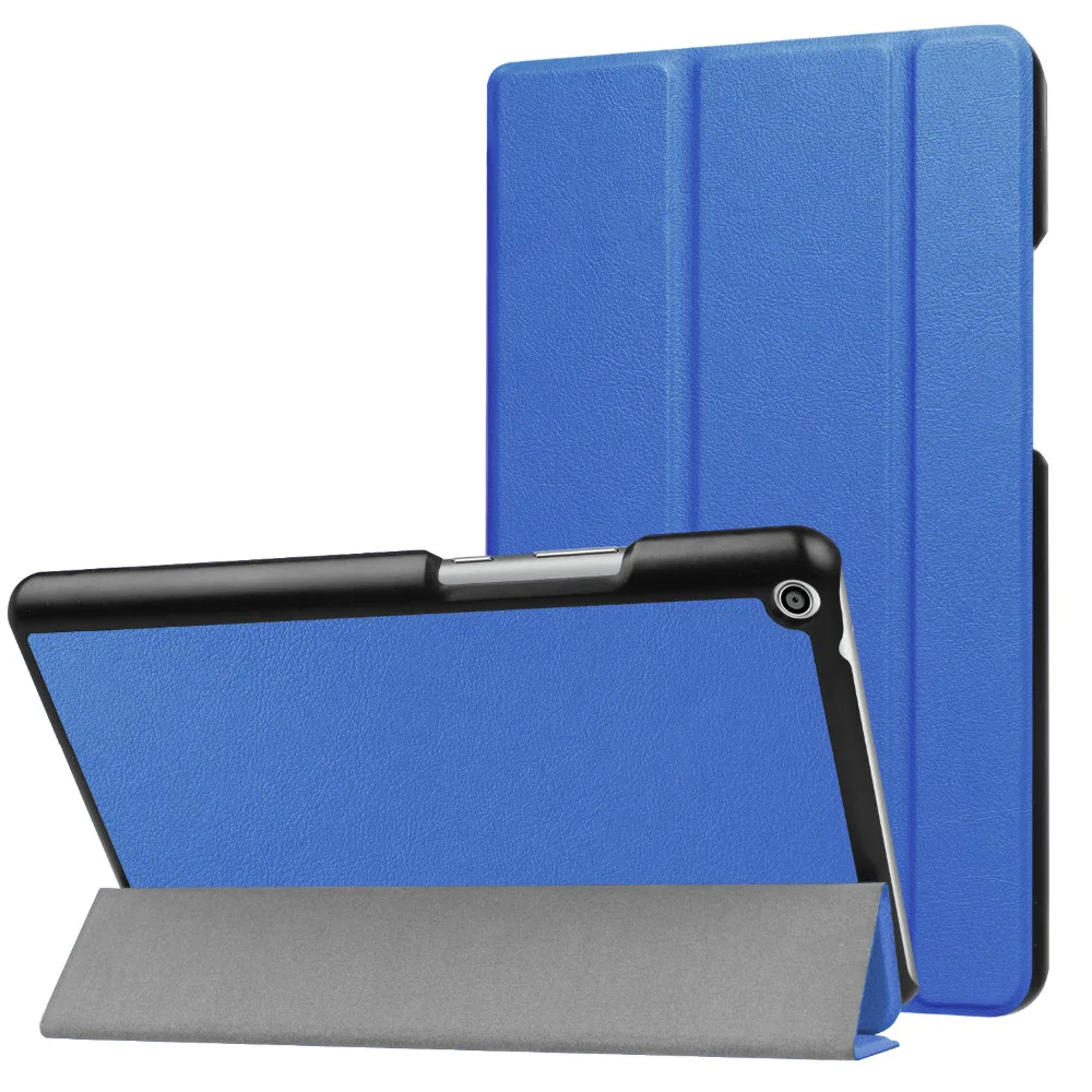 Ультратонкий чехол книжка из искусственной кожи на магнитной застежке с тремя