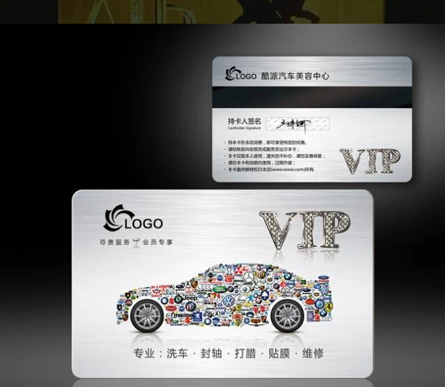 1000PCS/LOT full color and free shipping  Custom PVC membership Card Press plastic card loyalty cards print  free shipping