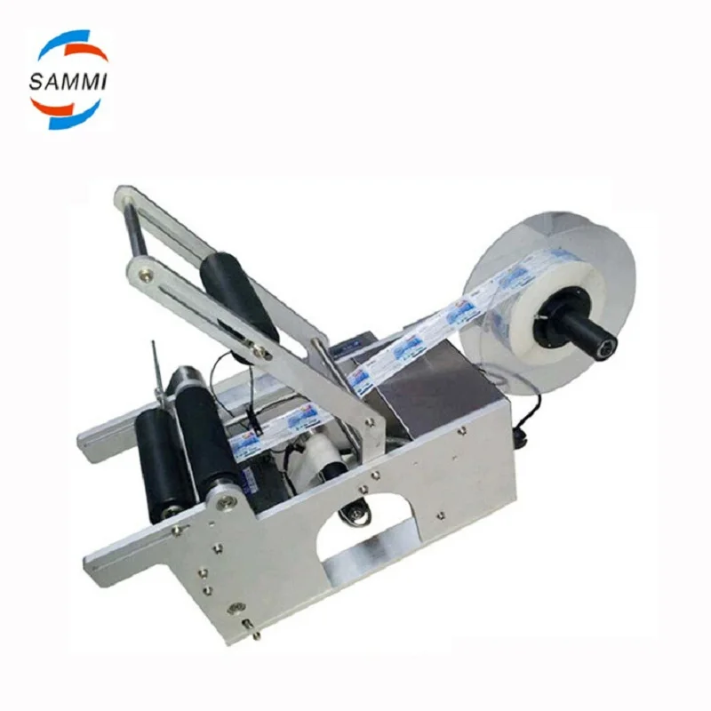 Полуавтоматическая машина для маркировки круглых бутылок|machine samsung|label tag machinelabels