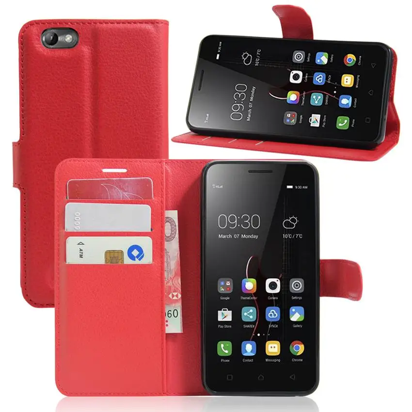 Wallet Leather Flip Phone Cases For Lenovo A2020 Cover Coque Case Vibe C A2020a40 DS A 2020 Bags Fundas | Мобильные телефоны и
