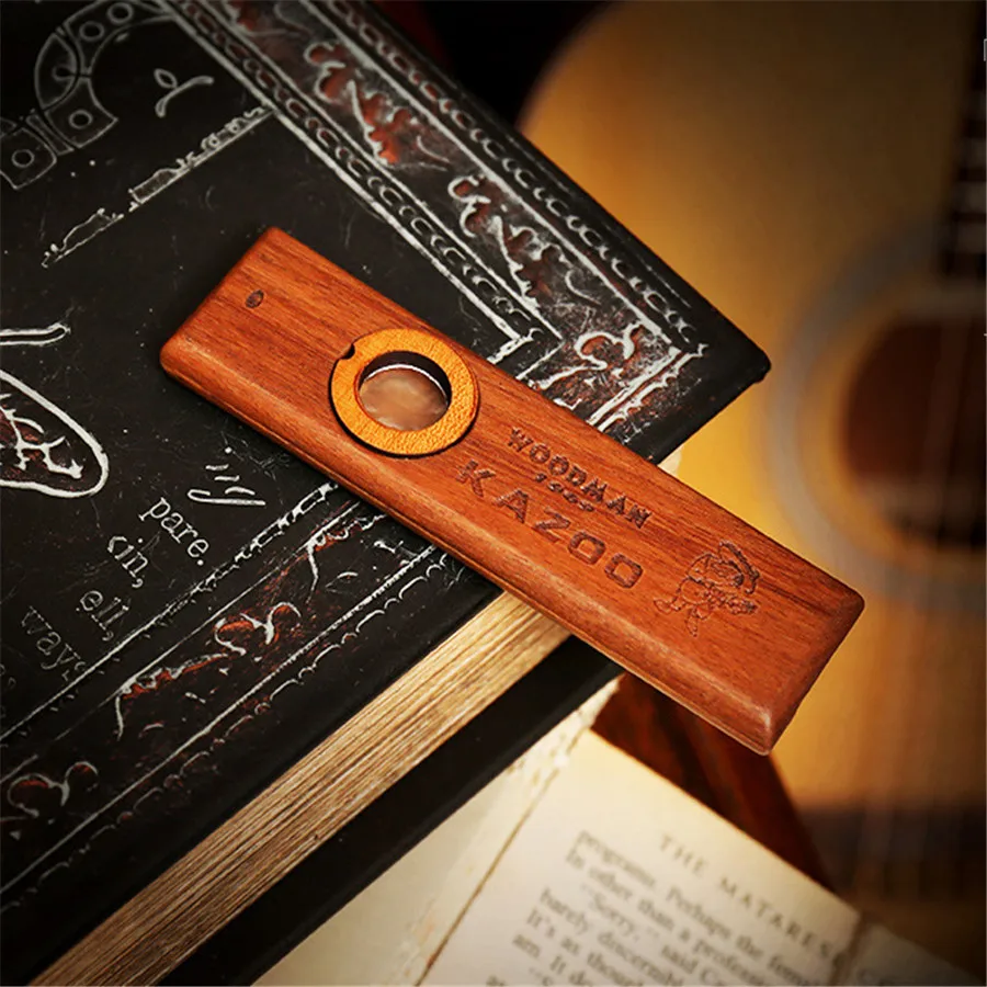 Популярные Ретро Деревянная гармоника Kazoo orff инструменты Гавайские гитары