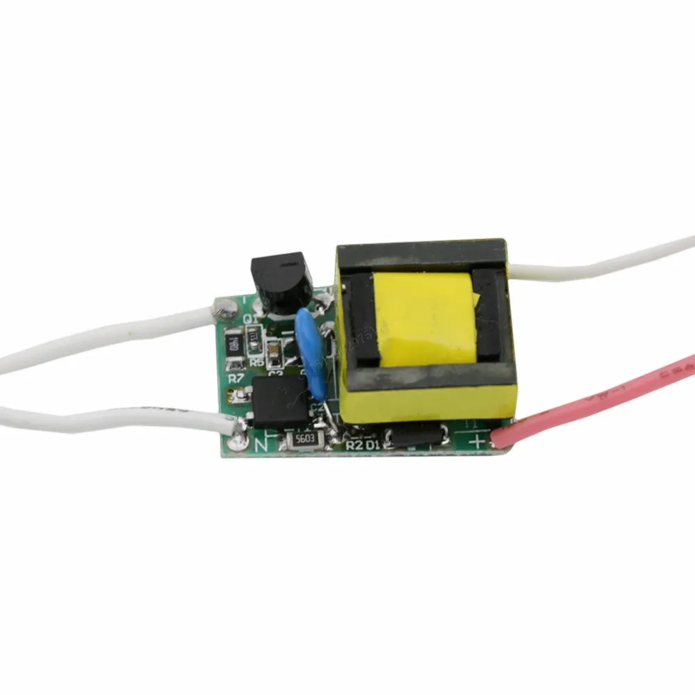 RUIHUITE 5 шт./лот Изоляция AC 110 В 220 Диммируемый светодиодный драйвер 3 4x1W 300mA DC9 13V Вт 4