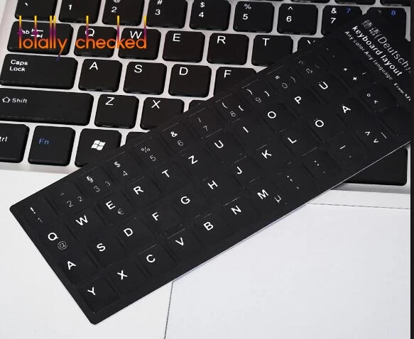 2pcs/lot All language keyboard cover sticker for Google Pixel CB3 Asus HP Acer Chromebooks 11.6 13.3 14 inch stickers