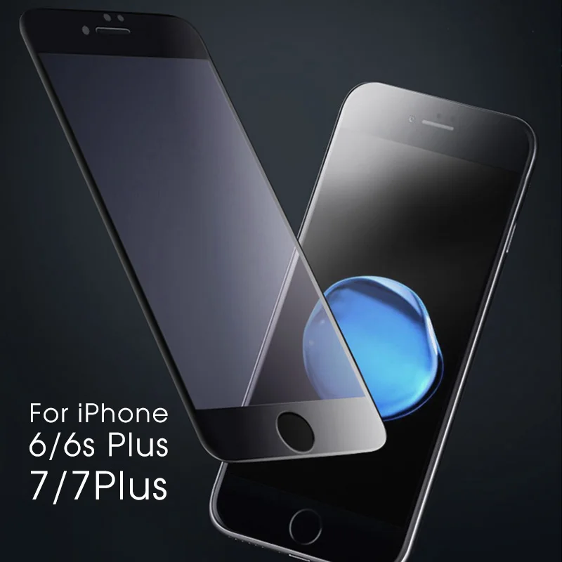Закаленное 3d стекло с мягкими краями и полным покрытием для iPhone 6 7 защита экрана из стекла Plus закаленное i6p