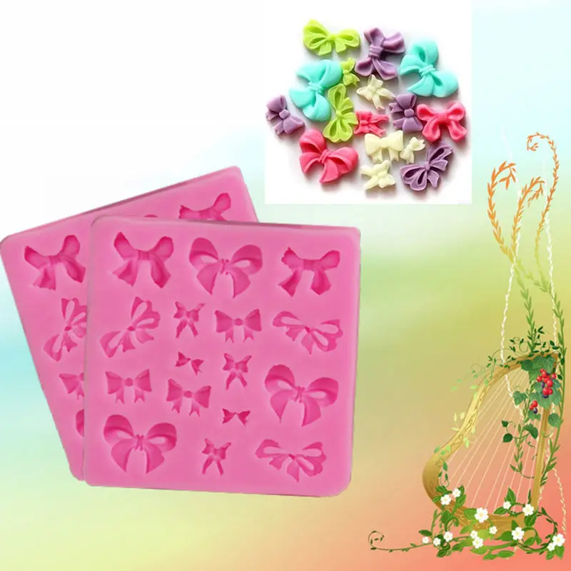 LIMITOOLS силиконовый 3d Мини бантом силиконовые формы украшения для свадебного торта