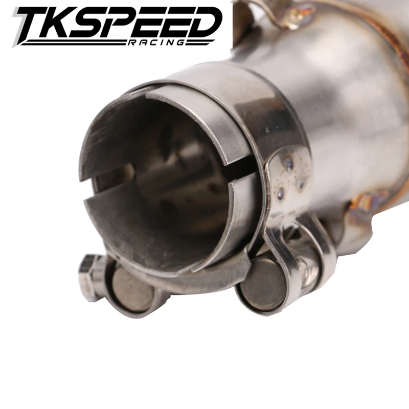 A middle connect for kawasaki Z250SL Motorcycle Exhaust Pipe Muffler Escape Connecting Pipe Front Link Pipe Moto Mid Pipe