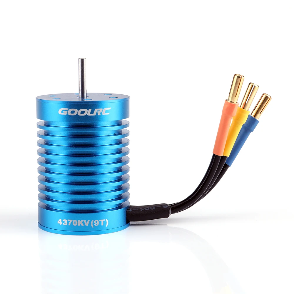 Оригинальный Бессенсорный бесщеточный двигатель GoolRC 3650 4370KV 4P и 45A ESC для 1/10