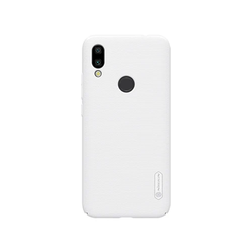 Для Xiaomi Redmi 7 Чехол 6,26 ''NILLKIN матовый ПК Жесткий Чехол на заднюю панель Подарочный держатель для телефона для Redmi 7 чехол для телефона - Цвет: Белый