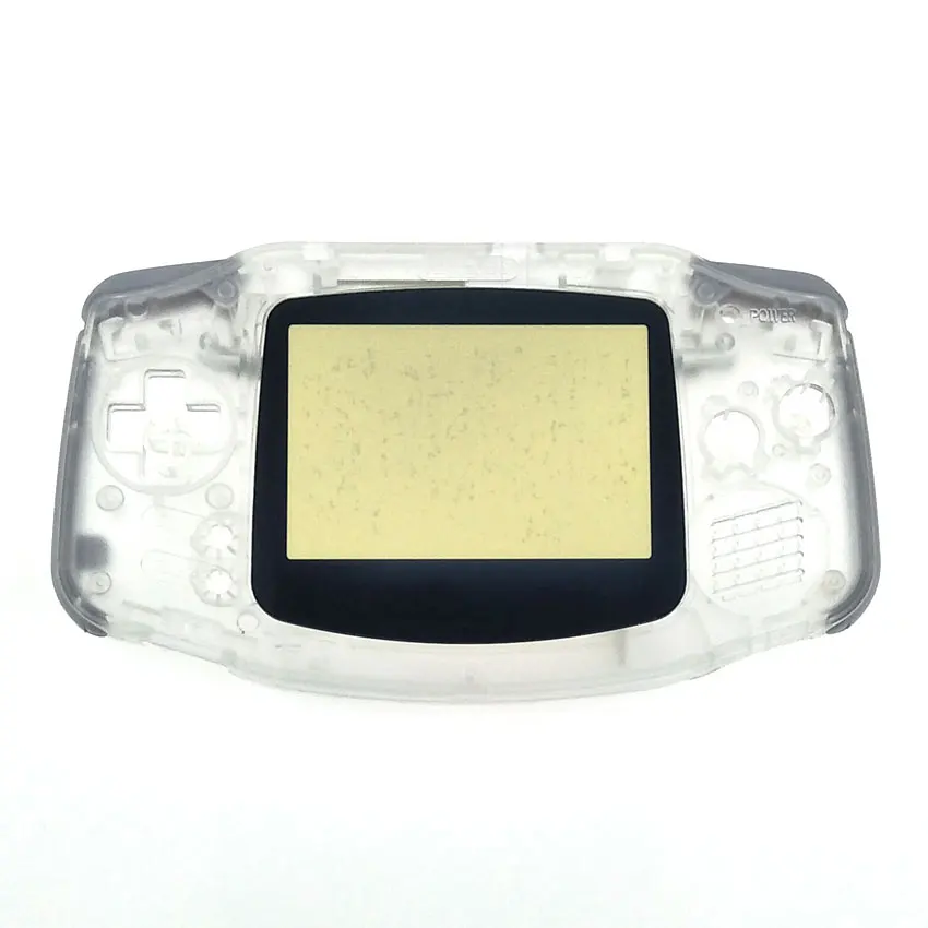 YuXi пластиковый корпус светящийся прозрачный чехол Корпус для nintendo Gameboy Advance Игровая приставка GBA - Цвет: Clear