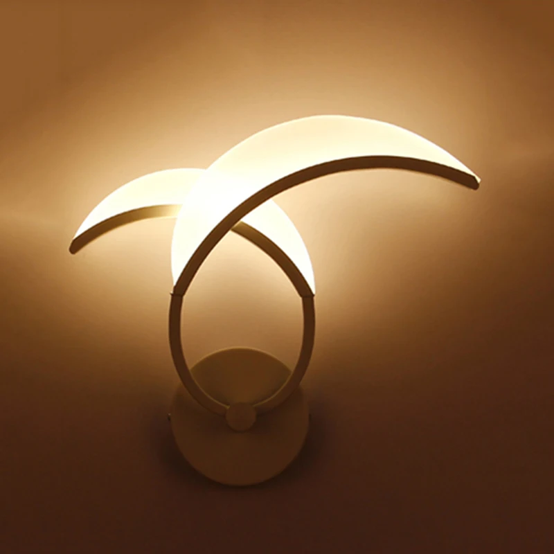 Светодиодсветодиодный современные акриловые настенные светильники лампа для