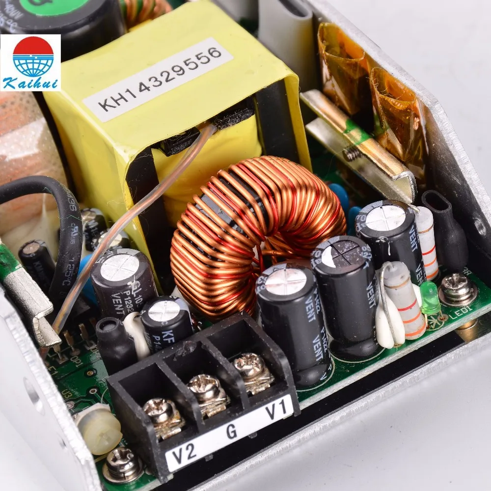ETL утверждение двойной выход 48V 12V DC Блок питания 200W Led Вращающаяся головка