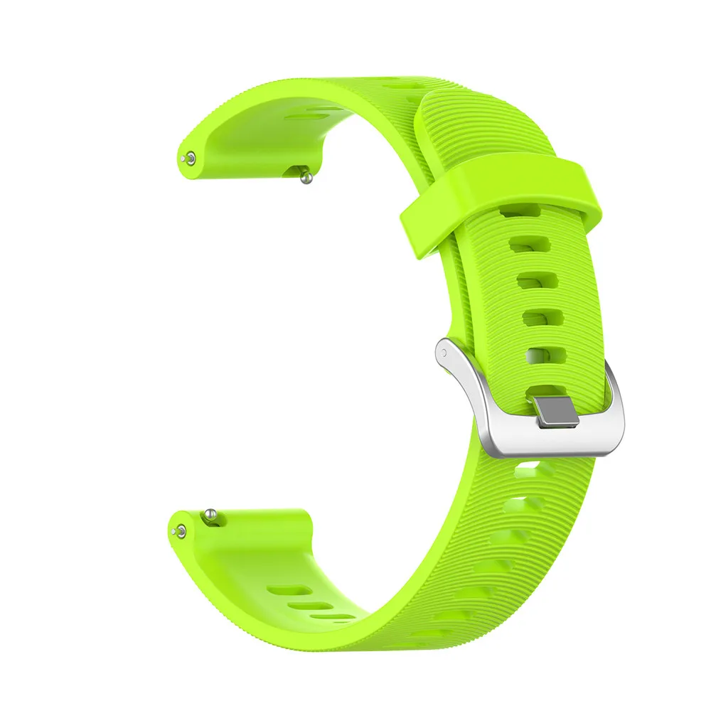 Ремешок силиконовый для наручных часов Garmin Forerunner 245 645 245M vivoactive 3 music Galaxy Watch 42 мм