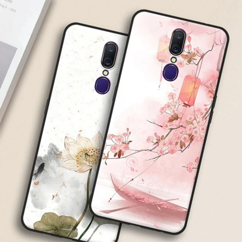 Чехол для OPPO F11 6 53 дюйма мягкий силиконовый чехол телефона с мультяшным рисунком