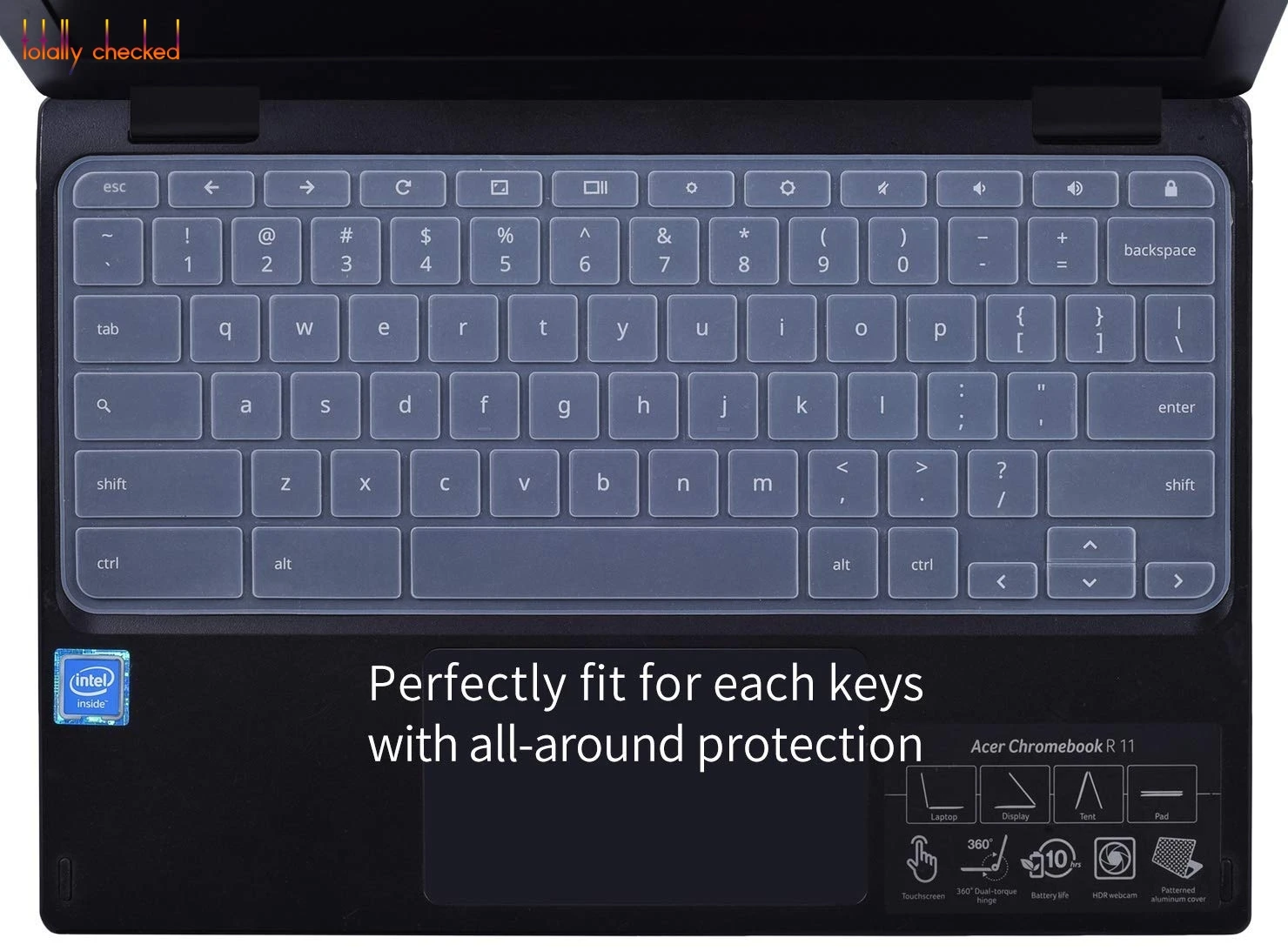 transparent Силиконовая клавиатура для ноутбука Обложка Protector кожи для Acer хромбук R11 1" 13" 1" 15,6" CB3-131 CB5 CP5 - Цвет: transparent