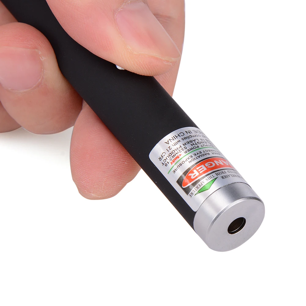 Зеленая лазерная указка USB Перезаряжаемый лазерный светильник встроенный