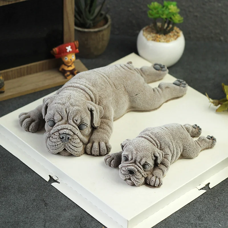 3D Shar Pei Dog Silicone форма для выпечки пуддинг мороженое мусс инструменты