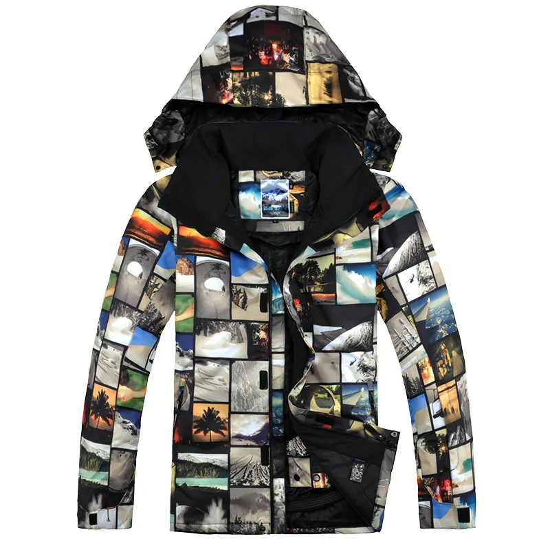 GSOU Новинка Дизайнерская куртка для сноуборда мужское уличное пальто походов и