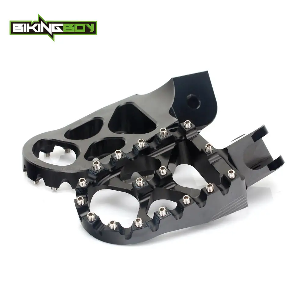 BIKINGBOY Foot Pegs Rests for BMW F650GS 00-12 F700GS 13 14 F800GS 2008-2013 R1200GS 2012 11 10 09 08 07 06 05 04 Pedal Footpeg |