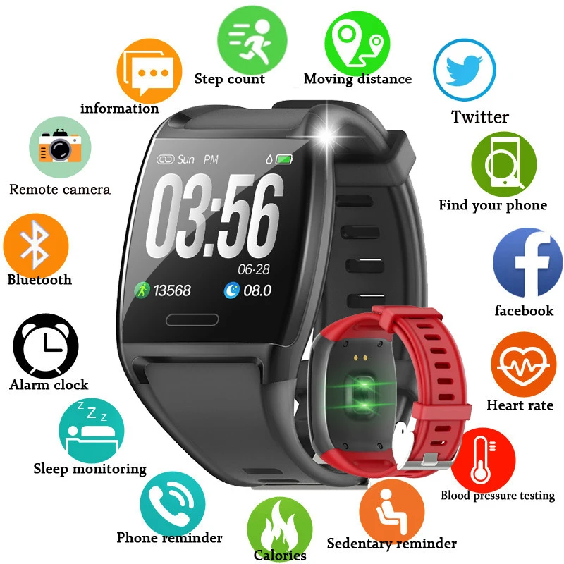 Смарт-часы Schnoah для мужчин и женщин спортивные часы Montre Homme Reloj Inteligente Mujer Facebook