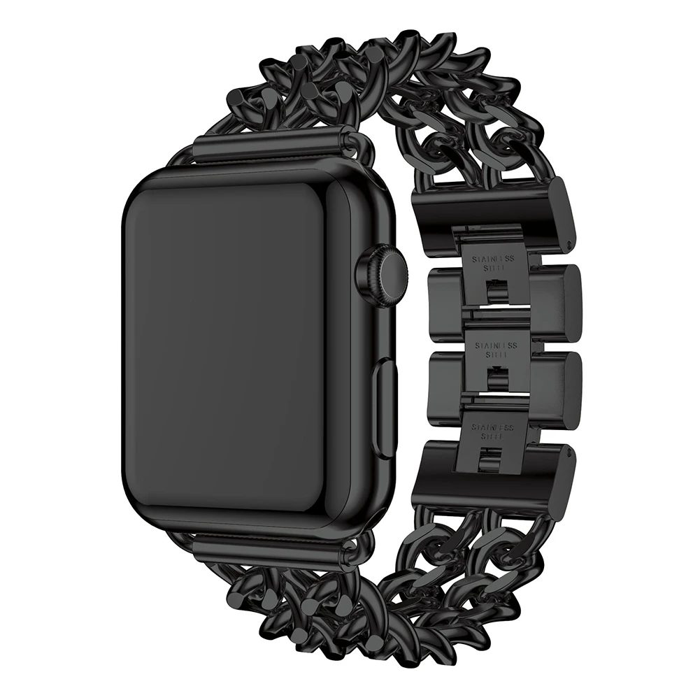 38 мм 42 Нержавеющая сталь браслет для Apple Watch Для мужчин женщин Ширина iwatch Группа