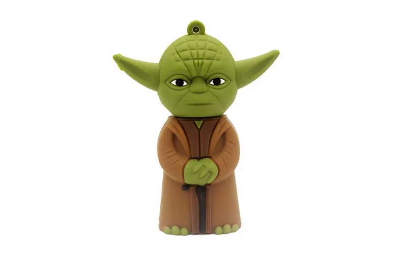 SHANDIAN мультфильм Звездные войны флеш-накопитель R2D2 Флешка Дарт Вейдер 4 ГБ 8 ГБ 16 ГБ 32 ГБ 64 Гб usb флеш-накопитель флеш-карта памяти U диск
