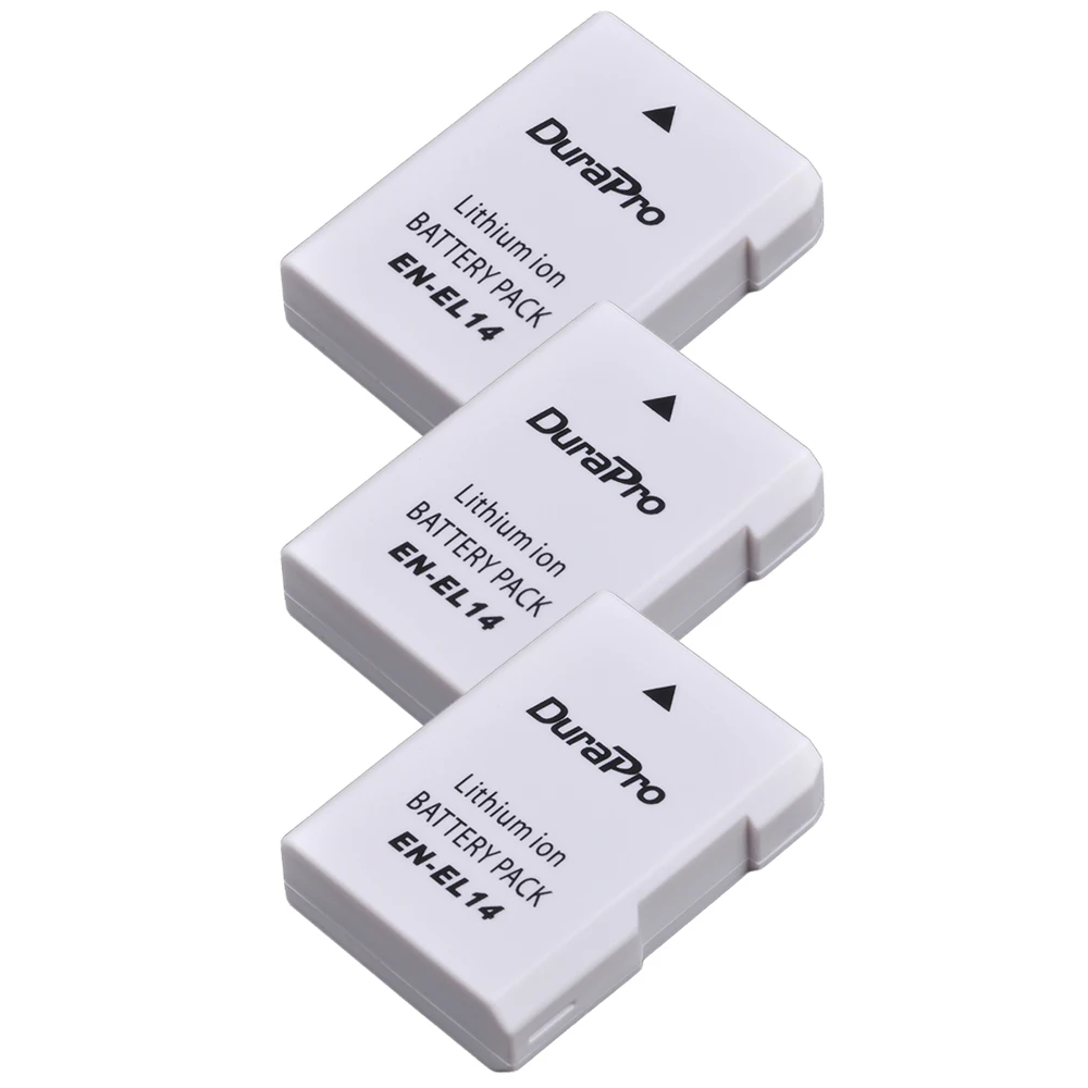 3 шт. 1200 мА/ч EN-EL14 ENEL14 RU EL14 Камера Батарея для Nikon COOLPIX P7100 P7200 P7700 D300 D5300 D5200 D5100 D3300 D3200