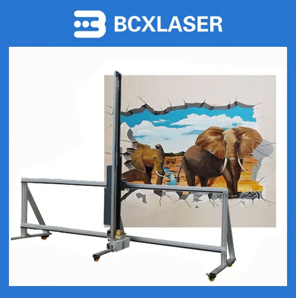 

Smart wall printer 3d HD seamless vertical wall painting machine with low price