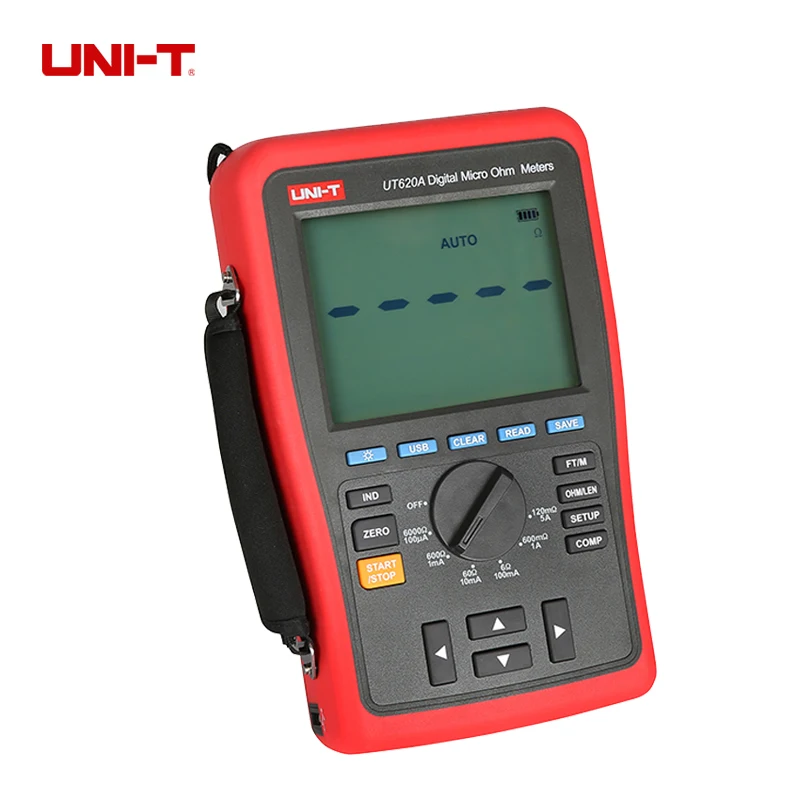 UNI T UT620A Высокая точность 0.25% Kelvin четыре провода низкое сопротивление & измеритель