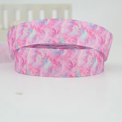 pink ribbon 3 Светящаяся розовая лента с двойным лицевым принтом, подарочная упаковка, ленты, Швейные аксессуары, тканевые принадлежности для рукоделия, лента для одежды - Цвет: pink ribbon 3