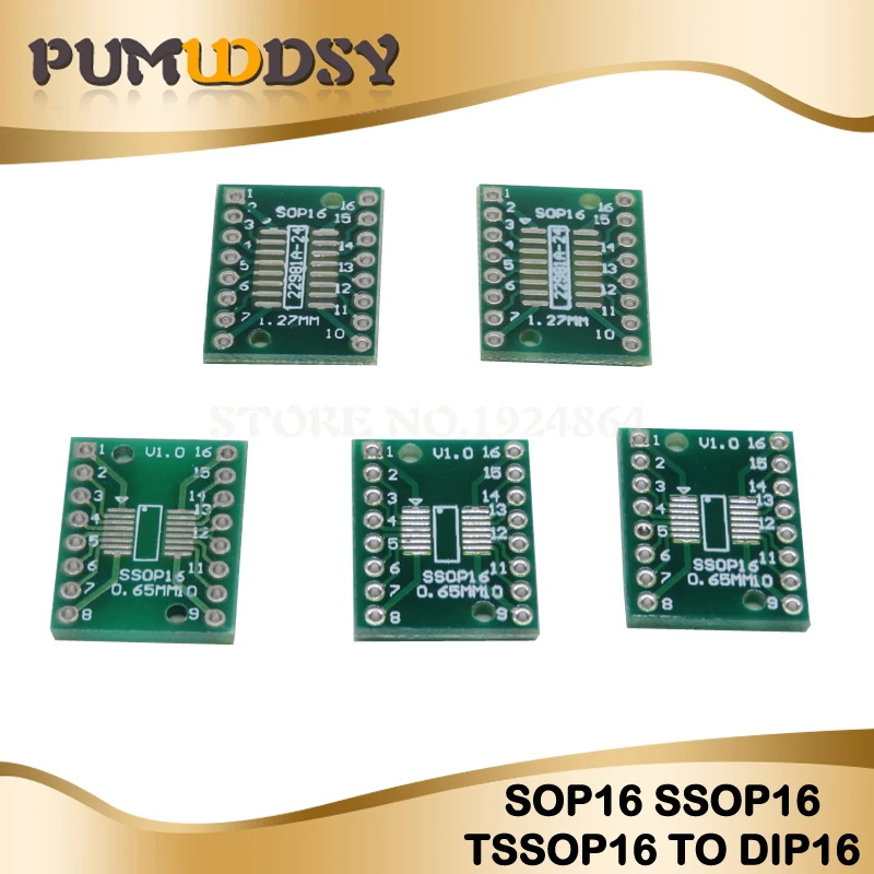 10 шт. TSSOP16 SSOP16 SOP16 к DIP16 плата передачи DIP Pin плата шаг адаптер