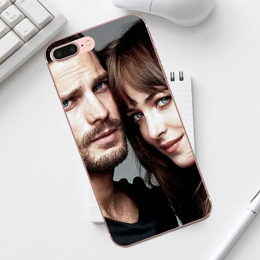 Qdowpz Christian Grey Jamie Lovely For Galaxy Alpha Core Prime Note 4 5 8 S3 S4 S5 S6 S7 S8 S9 mini edge Plus | Мобильные телефоны