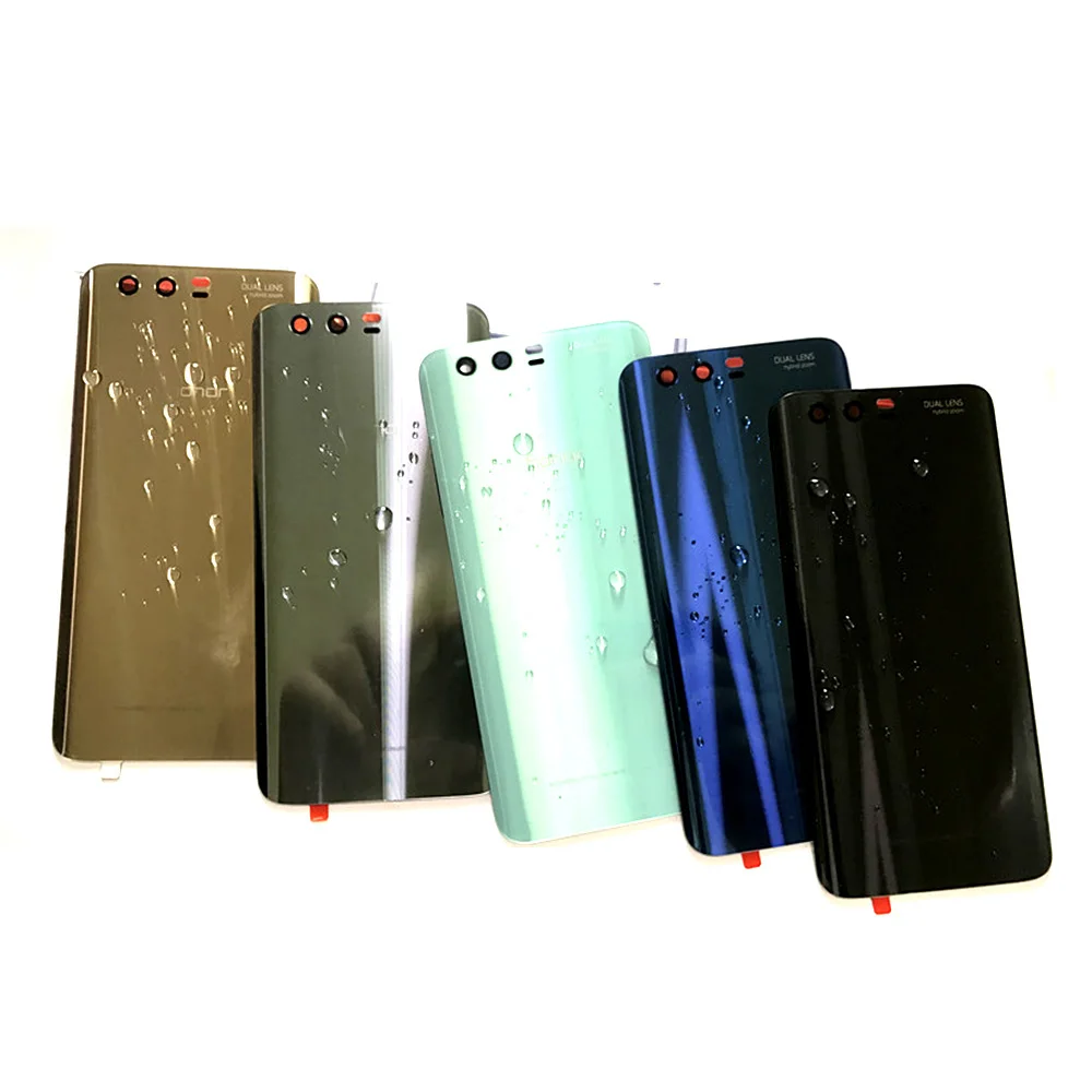 Для huawei P20 Lite стеклянная задняя крышка батарейного отсека для huawei Honor 9 10 Задняя стеклянная крышка для huawei P20 Pro Корпус задняя батарея Чехол