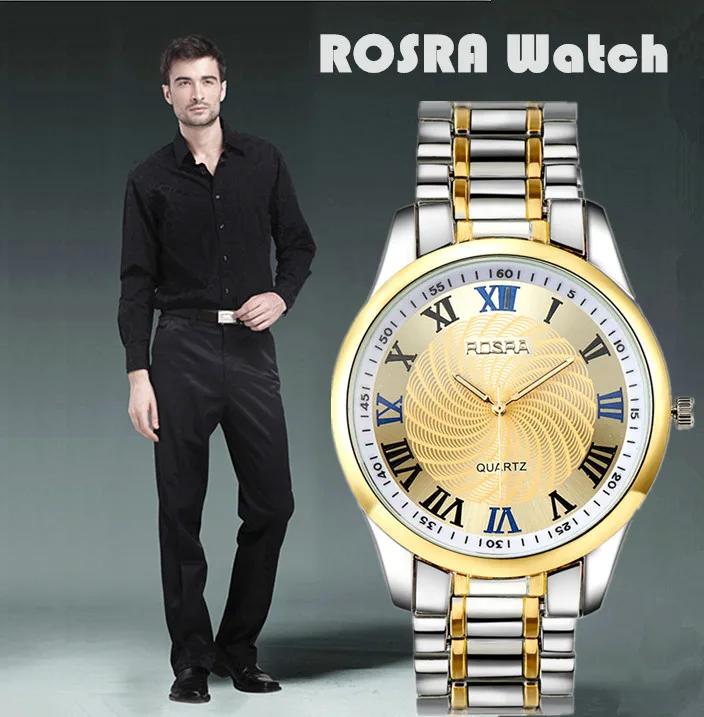 Мужские часы 2020 Rosra мужские из нержавеющей стали деловые наручные relogio masculino horloge