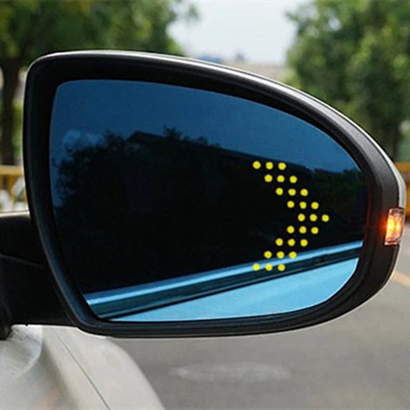 Совершенно новые синие зеркальные очки заднего вида с мощным подогревом и