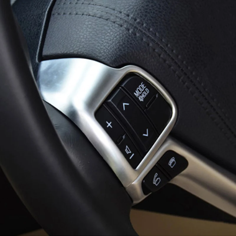 Хромированная накладка на рулевое колесо накладная отделка ободок для Toyota Highlander