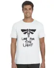 Мужская футболка с надписью Look For The Light, Повседневная футболка унисекс с принтом Fireflys последней из США