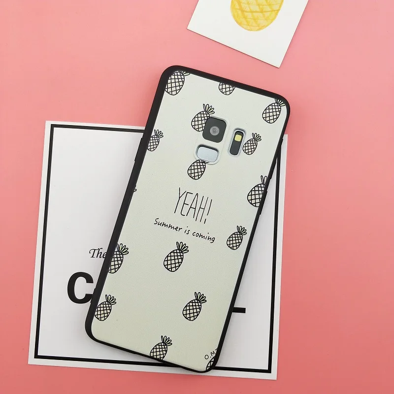 Spring Lemon For Samsung Galaxy S8 Case Summer is Coming Watermelon Pineapple Fruit S7edge S7 S8PLUS |