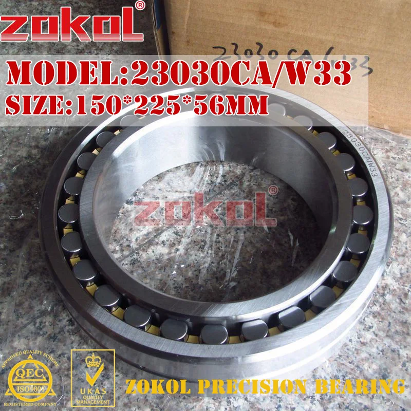 Подшипник zokol 23030CA W33 Сферический роликовый подшипник 3053130HK