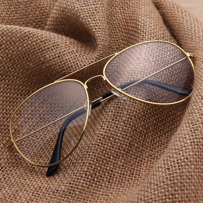

Classic Men Gold Optical Glasses Frame Eyeglasses Clear Myopia oculos de grau Spectacles Glasses Frames 83025