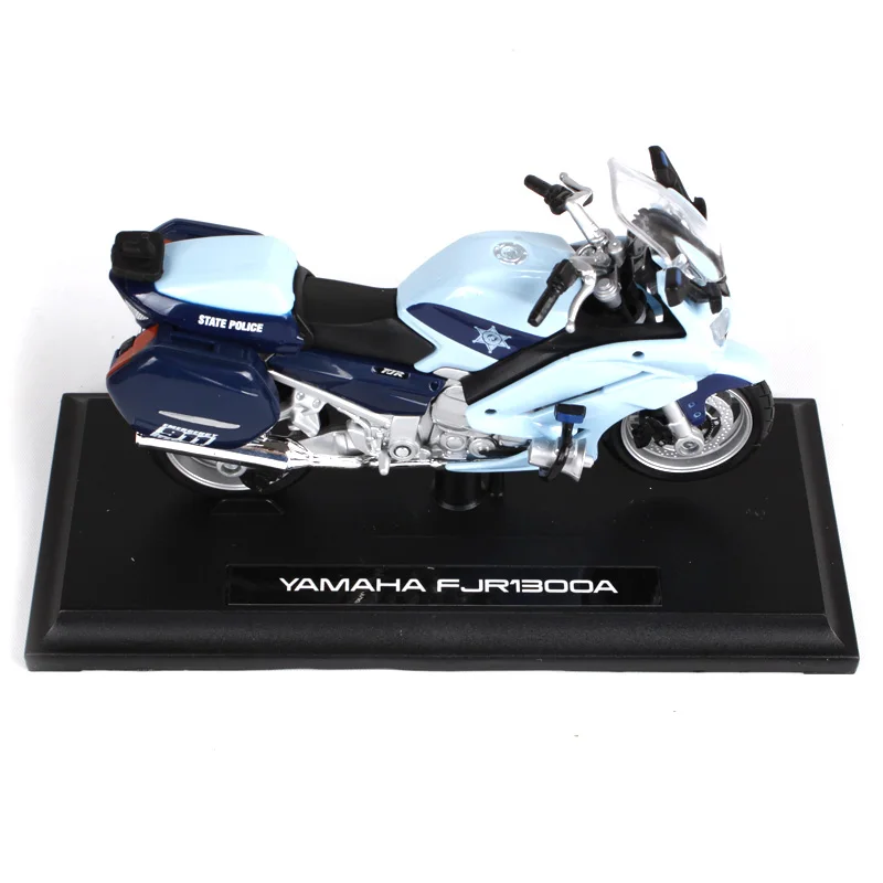 Maisto 1:18 Yamaha fjr 1300j Белый Синий Черный мотоцикл литье под давлением для полиции