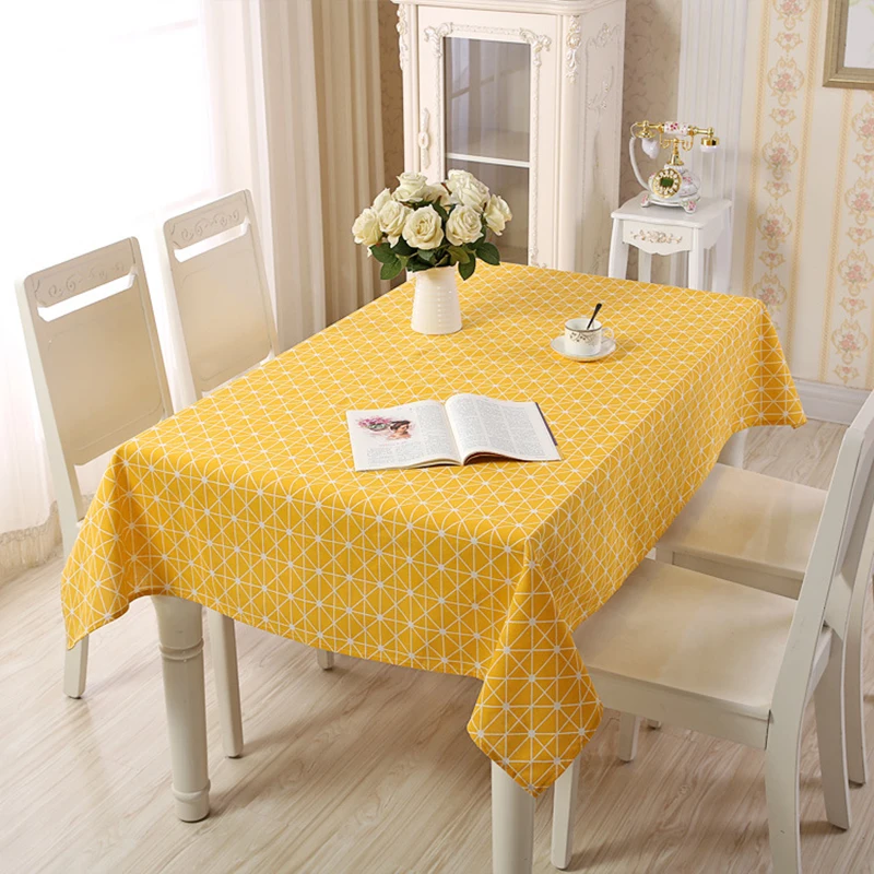Tablecloth printing color cotton and linen rectangular tablecloth restaurant supplies living room decoration wholesale 2019 | Дом и сад