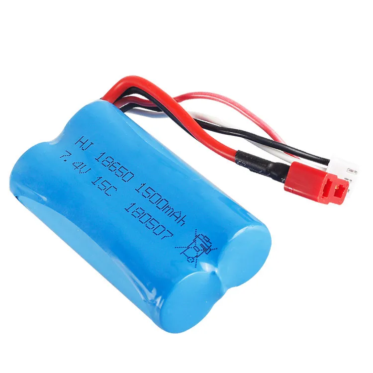 

7.4 V 1500 mAh model aircraft Helicopter high-discharge 15c 18650 2S 12428 RC Car 7.4V lithium batteries
