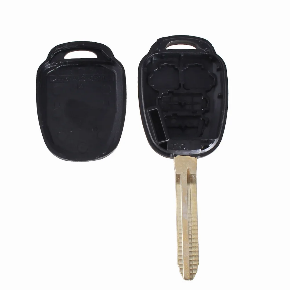 Сменный Чехол KEYYOU 10X с 2 кнопками и дистанционным управлением для Toyota Camry RAV4 Corolla Reiz