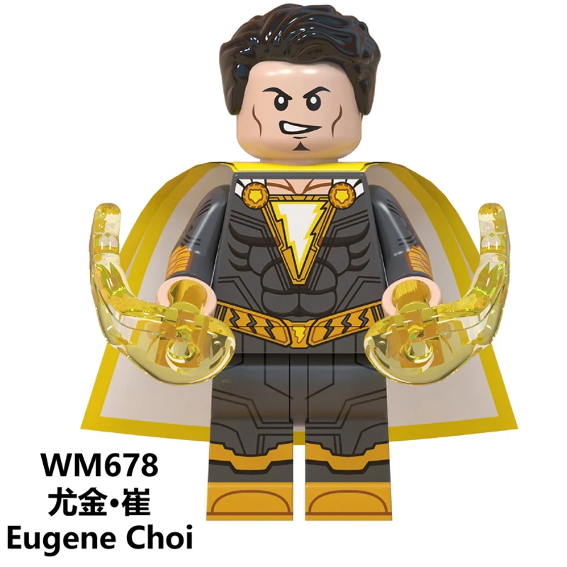 WM678 DC Super Hero Shazam Billy Batson Darla Dudley Sivana Freddy Marvel Pedro Eugene Choi строительные блоки детские игрушки WM6058 - Цвет: WM678