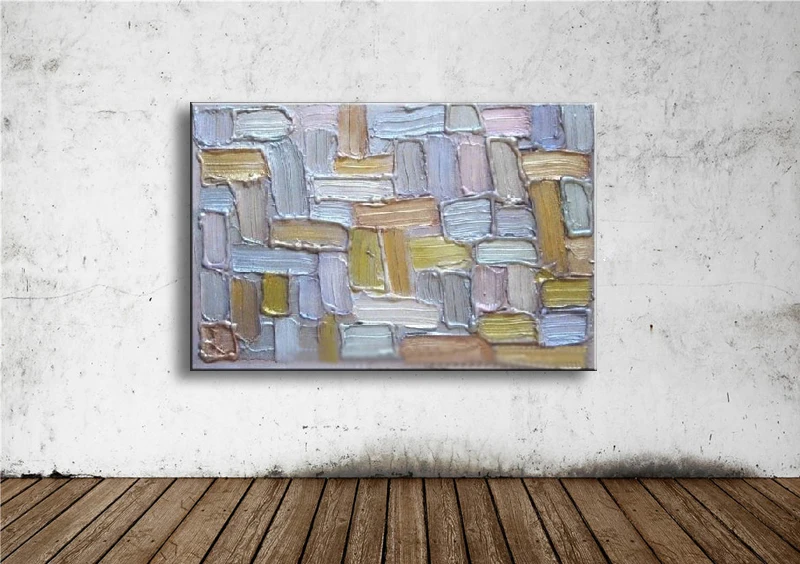 Ручной работы живопись маслом на холсте современный 100% Best Art Абстрактная
